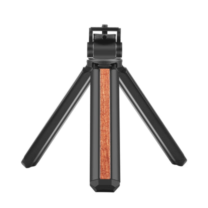 PULUZ Inlaid Wood Desktop Vlogging Live Tripod Holder with Tripod Head (Black) - Camera Accessories by PULUZ | Online Shopping UK | buy2fix