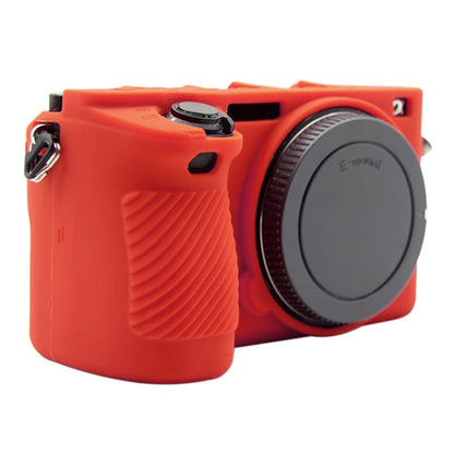 PULUZ Soft Silicone Protective Case for Sony ILCE-6500(Red) - Protective Case by PULUZ | Online Shopping UK | buy2fix