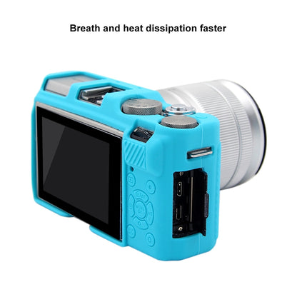 PULUZ Soft Silicone Protective Case for FUJIFILM X-A3 / X-A10(Blue) - Protective Case by PULUZ | Online Shopping UK | buy2fix