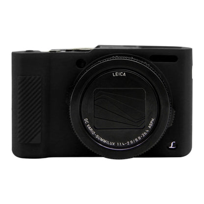 PULUZ Soft Silicone Protective Case for Panasonic Lumix  LX10(Black) - Camera Accessories by buy2fix | Online Shopping UK | buy2fix