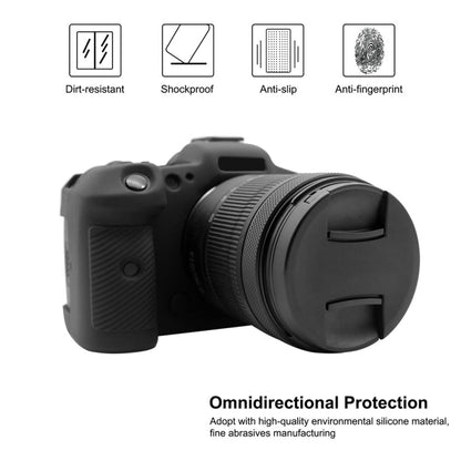 PULUZ Soft Silicone Protective Case for Canon EOS R5(Black) - Camera Accessories by PULUZ | Online Shopping UK | buy2fix