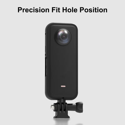 For Insta360 X3 PULUZ ABS Protective Frame with  Adapter Mount & Screw(Black) - DJI & GoPro Accessories by PULUZ | Online Shopping UK | buy2fix