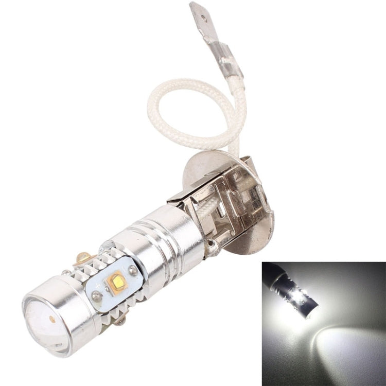 H3 25W 1250LM 6500K White Light 5 XT-E LED Car Foglight , Constant Current , DC12-24V ( Silver + Yellow ) - In Car by buy2fix | Online Shopping UK | buy2fix