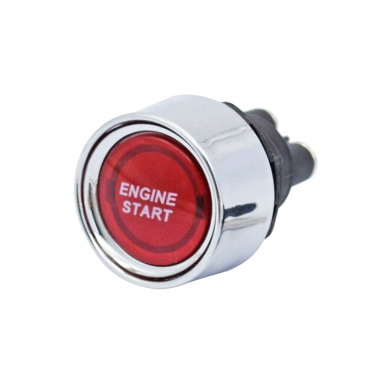 Red Light Push Start Ignition Switch for Racing Sport (DC 12V)(Red) - In Car by buy2fix | Online Shopping UK | buy2fix