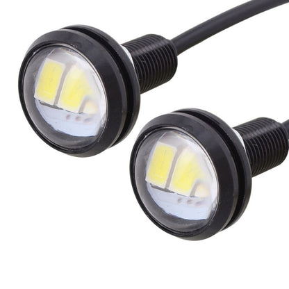 2 PCS MZ 22.5mm 1.5W 150LM White Light 3 LED SMD 5630 Spotlight Eagle Eye Light Daytime Running Light for Vehicles - In Car by buy2fix | Online Shopping UK | buy2fix