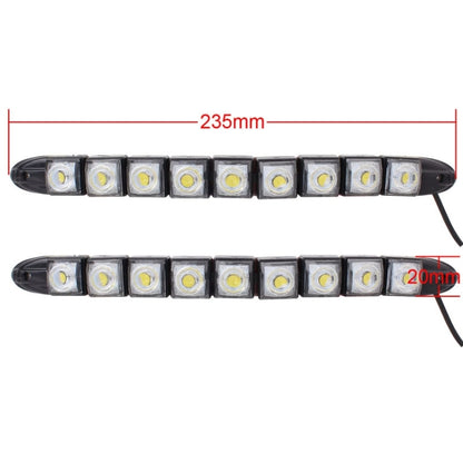 2 PCS  4.5W 9 LED SMD 5050 Flexible Snake LED Car Daytime Running Lights, DC 12V - In Car by buy2fix | Online Shopping UK | buy2fix