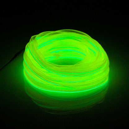 EL Cold Fluorescent Green Light Waterproof Flat Flexible Car Strip Light with Driver for Car Decoration, Length: 5m(Light Green) - Atmosphere lights by buy2fix | Online Shopping UK | buy2fix