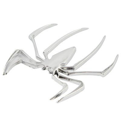 Metal Spider Style Chrome Badges(Silver) - 3D Metal Sticker by buy2fix | Online Shopping UK | buy2fix