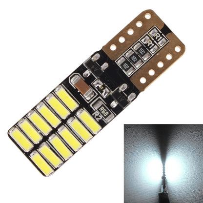 2 PCS T10 4.8W 720LM White Light 24 SMD 4014 LED Error-Free Canbus Car Clearance Lights Lamp, DC 12V - In Car by buy2fix | Online Shopping UK | buy2fix