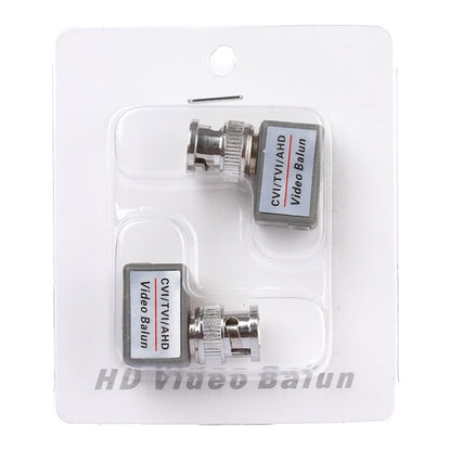 2 PCS 202C-HD CVI/TVI/AHD 1CH Passive Video Balun Coaxial Adapter - Security by buy2fix | Online Shopping UK | buy2fix