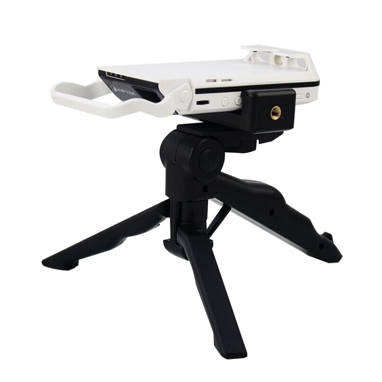 Portable Hand Grip / Mini Tripod Stand Curve with Straight Clip for GoPro HERO 4 / 3 / 3+ / SJ4000 / SJ5000 / SJ6000 Sports DV / Digital Camera /  iPhone , Galaxy and other Mobile Phone(Yellow) - Desktop Holder by buy2fix | Online Shopping UK | buy2fix