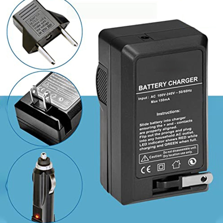 Digital Camera Battery Charger for Panasonic BCG10E(Black) - Battery Car Charger by buy2fix | Online Shopping UK | buy2fix