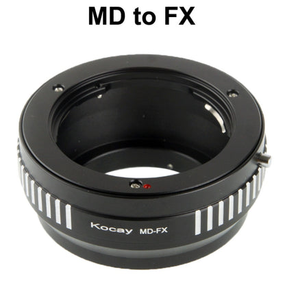 MD Lens to FX Lens Mount Stepping Ring(Black) - Camera Accessories by buy2fix | Online Shopping UK | buy2fix