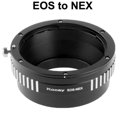 EOS Lens to NEX Lens Mount Stepping Ring(Black) - Camera Accessories by buy2fix | Online Shopping UK | buy2fix