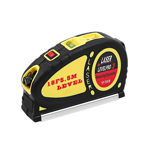 Laser Level with Tape Measure Pro (550cm), LV-05(Yellow) - Consumer Electronics by buy2fix | Online Shopping UK | buy2fix