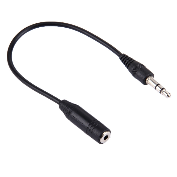 3.5 Male to 2.5 Female Converter Cable, Length: 17cm(Black) - Aux Cable by buy2fix | Online Shopping UK | buy2fix