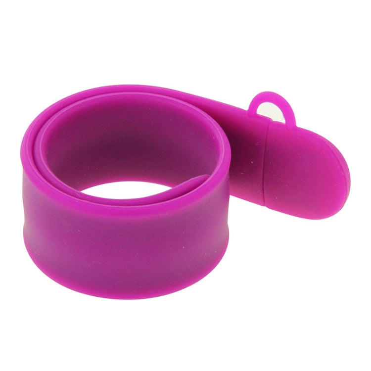 Silicone Bracelet USB Flash Disk with 8GB Memory(Purple) - USB Flash Drives by buy2fix | Online Shopping UK | buy2fix