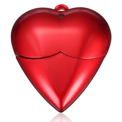 8GB Heart style USB Flash Disk(Red) - USB Flash Drives by buy2fix | Online Shopping UK | buy2fix