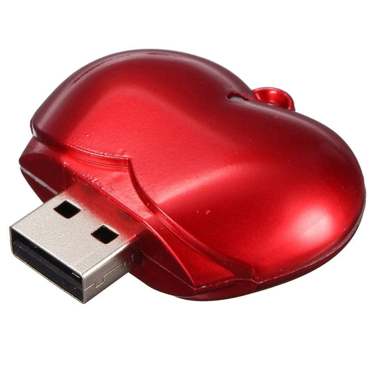 8GB Heart style USB Flash Disk(Red) - USB Flash Drives by buy2fix | Online Shopping UK | buy2fix