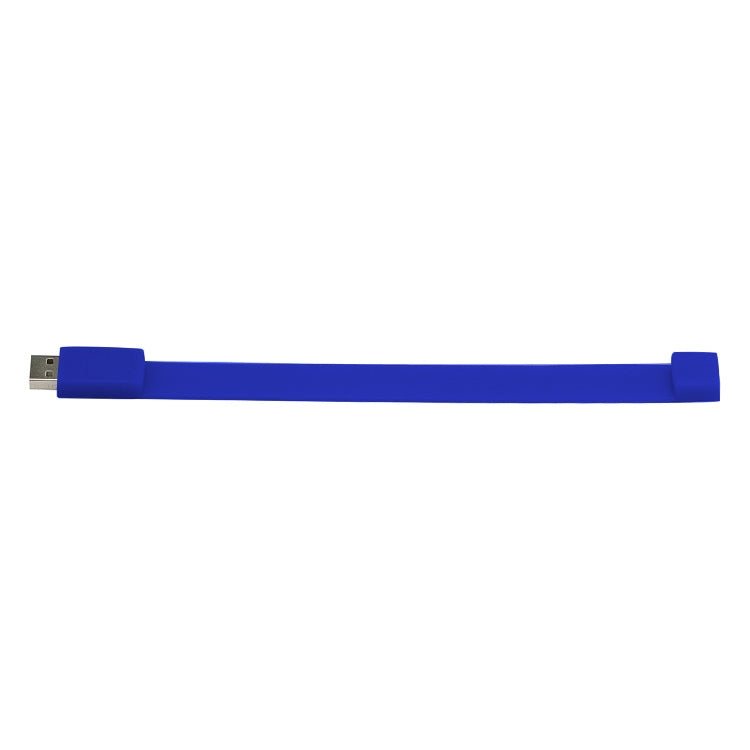 2GB Silicon Bracelets USB 2.0 Flash Disk(Dark Blue) - USB Flash Drives by buy2fix | Online Shopping UK | buy2fix