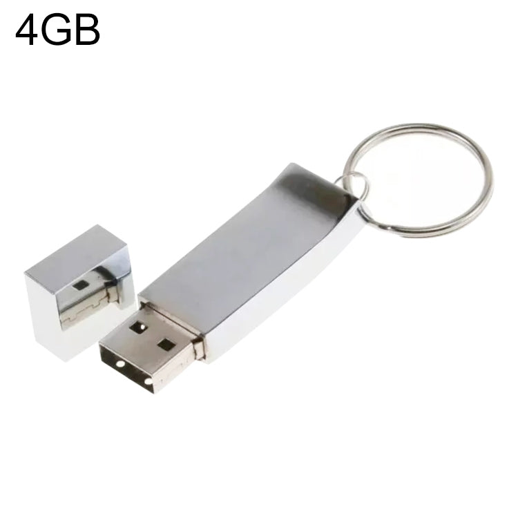 Metallic on Key Ring Style USB 2.0 Flash Disk (4GB) - Computer & Networking by buy2fix | Online Shopping UK | buy2fix