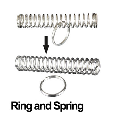 Magic Trick Toy - Ring and Spring(Silver) -  by buy2fix | Online Shopping UK | buy2fix