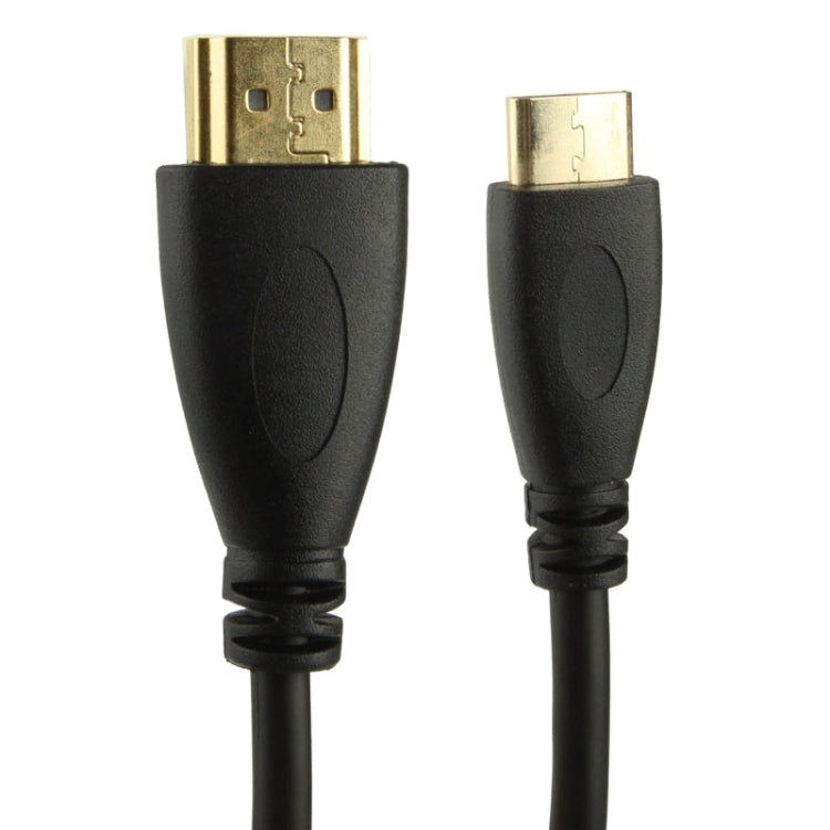 1.4 Version, Gold Plated Mini HDMI Male to HDMI Male Coiled Cable, Support 3D / Ethernet, Length: 60cm (can be extended up to 2m) -  by buy2fix | Online Shopping UK | buy2fix