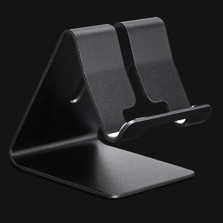 Aluminum Stand Desktop Holder for iPad, iPhone, Galaxy, Huawei, Xiaomi, HTC, Sony, and other Mobile Phones or Tablets(Black) - Desktop Holder by buy2fix | Online Shopping UK | buy2fix
