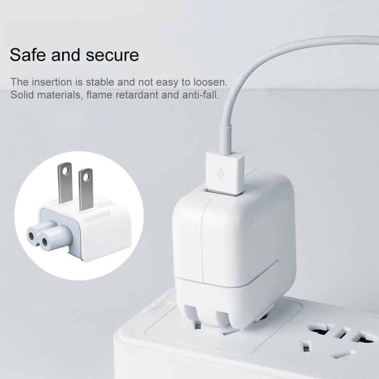 Travel Power Adapter Charger, EU Plug(White) - Apple Accessories by buy2fix | Online Shopping UK | buy2fix