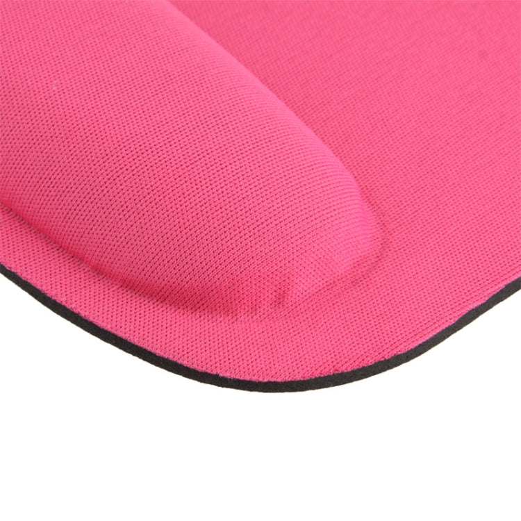 Cloth Gel Wrist Rest Mouse Pad(Magenta) - Mouse Pads by buy2fix | Online Shopping UK | buy2fix