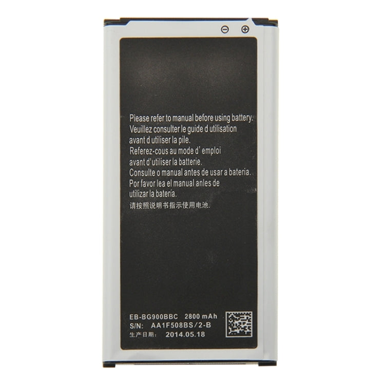 For Galaxy S5 / G900 2800mAh Rechargeable Li-ion Battery - For Samsung by buy2fix | Online Shopping UK | buy2fix