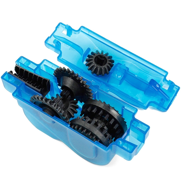 Bicycle Chain Cleaner Cycling Bike Machine Brushes Scrubber Wash Tool Kit Mountaineer Bicycle Chain Cleaner Tool Kits(Blue) - Outdoor & Sports by buy2fix | Online Shopping UK | buy2fix