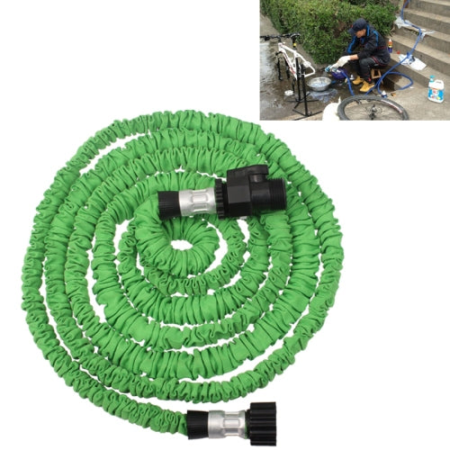 Durable Flexible Dual-layer Water Pipe Water Hose, Length: 5m, US Standard(Green) - Car Washer & Accessories by buy2fix | Online Shopping UK | buy2fix