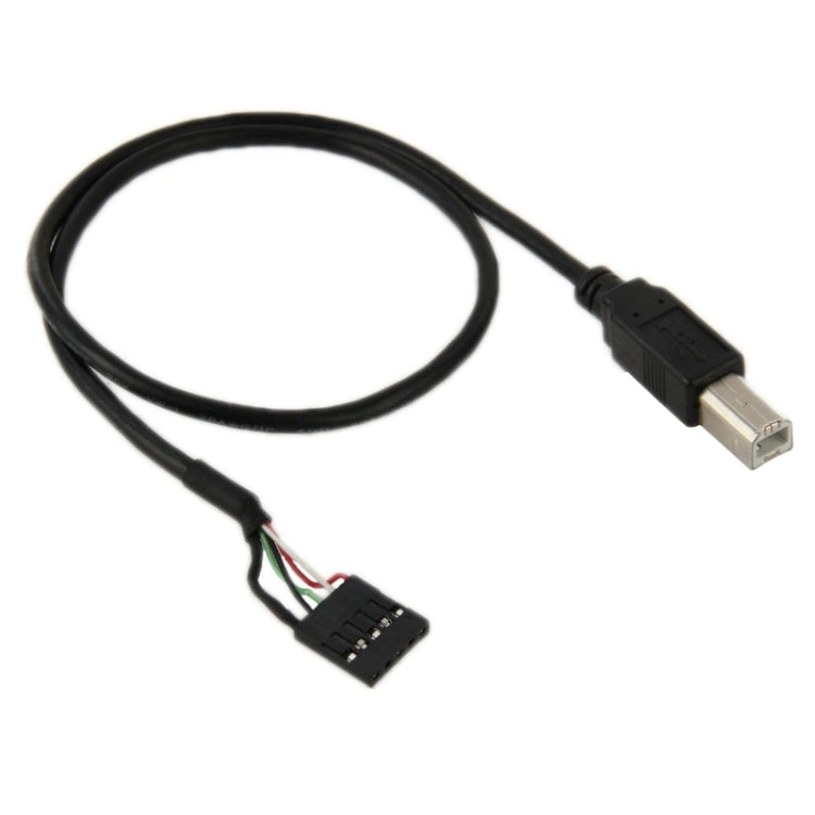 5 Pin Motherboard Female Header to USB 2.0 B Male Adapter Cable, Length: 50cm - USB Cable by buy2fix | Online Shopping UK | buy2fix