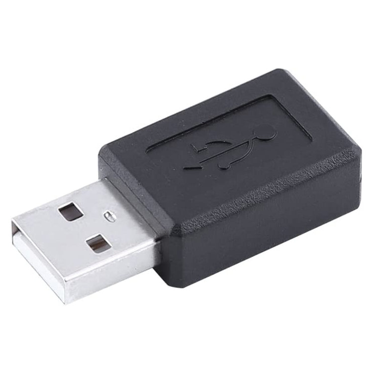 USB 2.0 AM to Micro USB Female Adapter(Black) - USB Adapter by buy2fix | Online Shopping UK | buy2fix