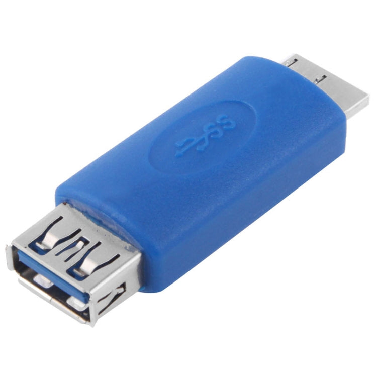 Super Speed USB 3.0 AF to USB 3.0 Micro-B Male Adapter(Blue) - USB 3.0 by buy2fix | Online Shopping UK | buy2fix