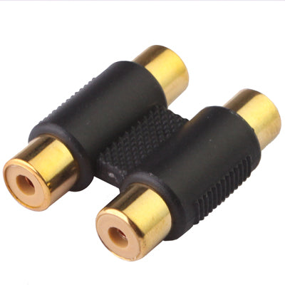 2 RCA Female to Female connector - RCA Adapter by buy2fix | Online Shopping UK | buy2fix