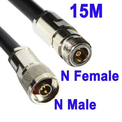 N Female to N Male WiFi Extension Cable, Cable Length: 15M - N Antenna by buy2fix | Online Shopping UK | buy2fix