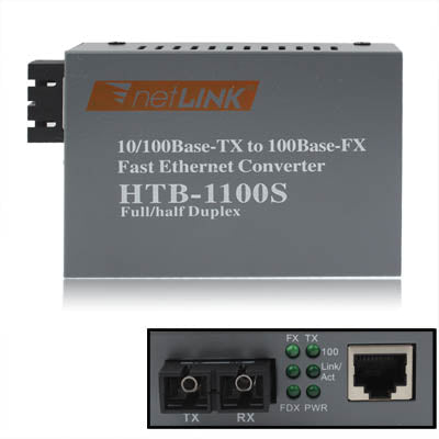 Single-mode Fast Ethernet Fiber Transceiver - Fiber Receiver by buy2fix | Online Shopping UK | buy2fix