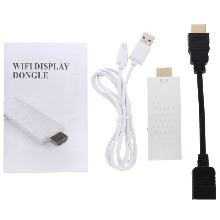 Wireless HDMI Miracast DLNA Display Dongle, CPU: ARM Cortex A9 Single Core 1.2GHz, Support WIFI + HDMI(White) - Consumer Electronics by buy2fix | Online Shopping UK | buy2fix