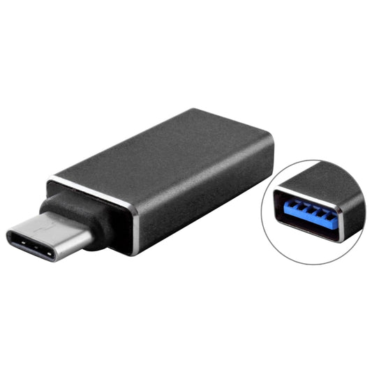 USB 3.0 to USB-C / Type-C 3.1 Converter Adapter For MacBook 12 inch, Chromebook Pixel 2015(Black) - Audio Adapter by buy2fix | Online Shopping UK | buy2fix