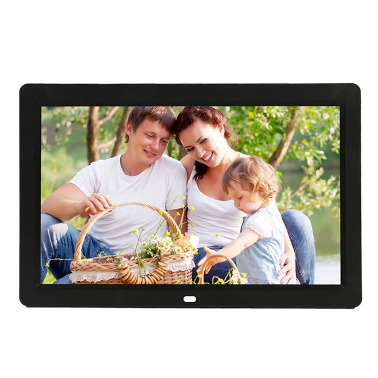 12 inch LED Display Multi-media Digital Photo Frame with Holder & Music & Movie Player, Support USB / SD / Micro SD / MMC / MS / XD Card Input(Black) - Consumer Electronics by buy2fix | Online Shopping UK | buy2fix