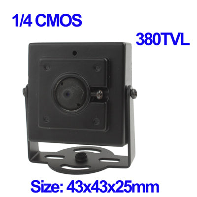 1/4 CMOS Color 380TVL Mini Camera, Mini Pin Hole Lens Camera - Security by buy2fix | Online Shopping UK | buy2fix