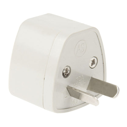 Plug Adapter, Travel Power Adaptor with AU Socket Plug(White) - Consumer Electronics by buy2fix | Online Shopping UK | buy2fix