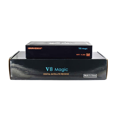 iBRAVEBOX V8 MAGIC Digital Satellite Signal Finder Meter, Support H.265+DVB-S/S2 & IPTV, US Plug - Consumer Electronics by buy2fix | Online Shopping UK | buy2fix
