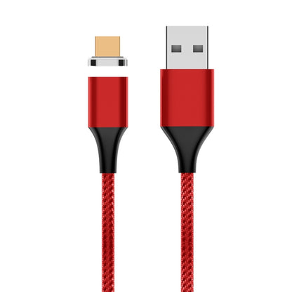 M11 3A USB to Micro USB Nylon Braided Magnetic Data Cable, Cable Length: 1m(Red) - Mobile Accessories by buy2fix | Online Shopping UK | buy2fix