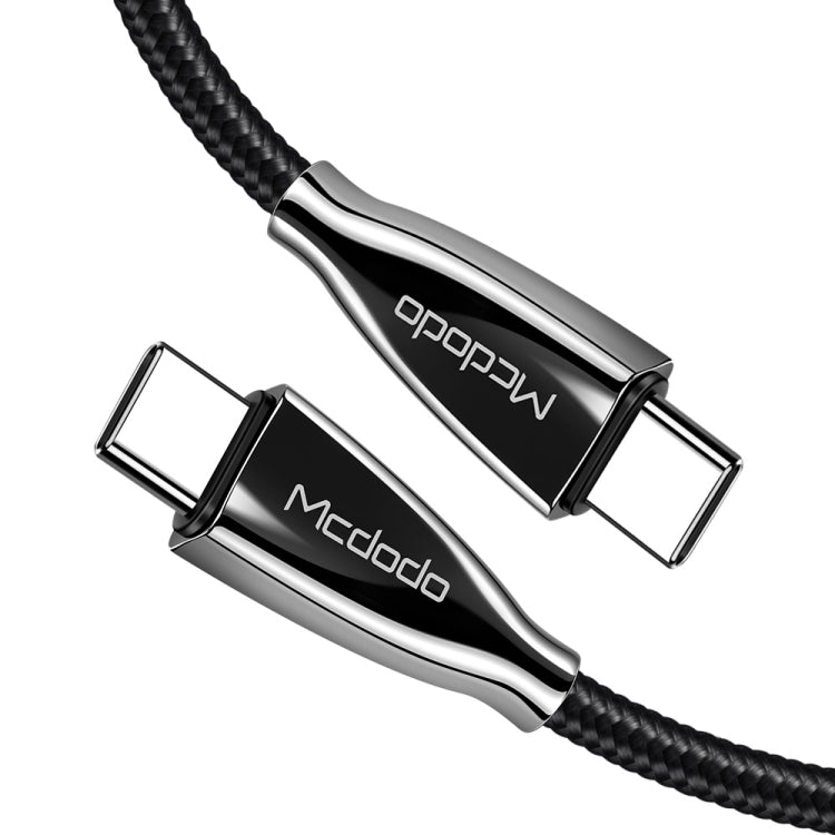 Mcdodo CA-5891 Excellence Series 3A Type-C to Type-C Cable, Length: 2m(Black) - USB-C & Type-C Cable by Mcdodo | Online Shopping UK | buy2fix