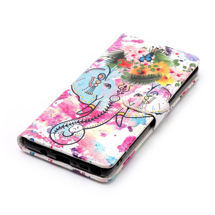 For Galaxy Note 8 Embossed Flower Elephant Pattern Horizontal Flip Leather Case with Holder & Card Slots & Wallet & Photo Frame - Galaxy Phone Cases by buy2fix | Online Shopping UK | buy2fix