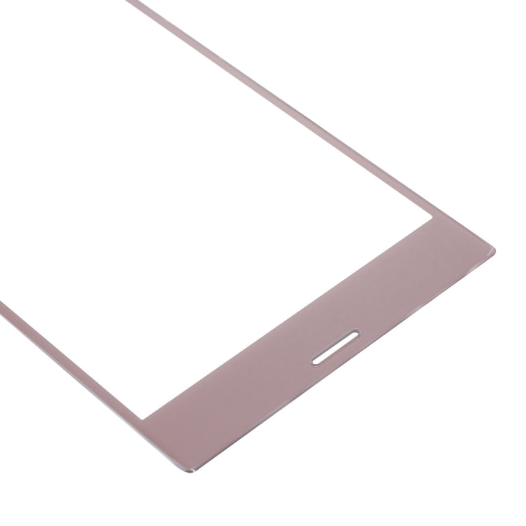 Front Screen Outer Glass Lens for Sony Xperia XZ(Rose Gold) - Repair & Spare Parts by buy2fix | Online Shopping UK | buy2fix