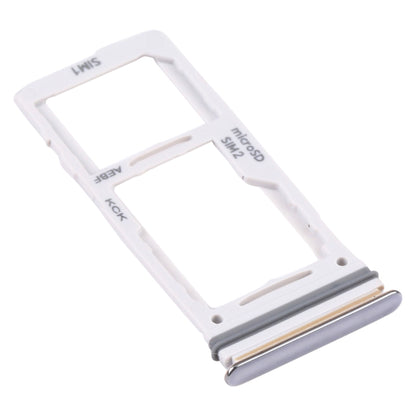 For Samsung Galaxy A72 SM-A725 SIM Card Tray + SIM Card Tray / Micro SD Card Tray (Silver) - Repair & Spare Parts by buy2fix | Online Shopping UK | buy2fix